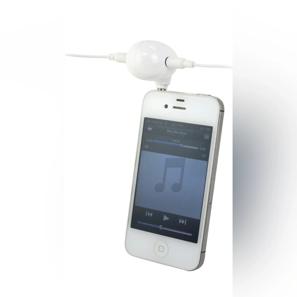 Kikkerland US42-W Note Share Splitter Cord Wrap Wired Headsets Black